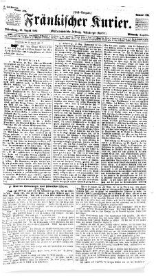 Fränkischer Kurier Mittwoch 28. August 1867