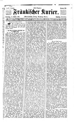 Fränkischer Kurier Samstag 12. Oktober 1867