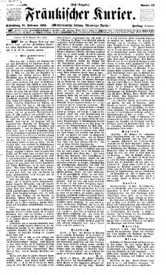 Fränkischer Kurier Freitag 21. Februar 1868