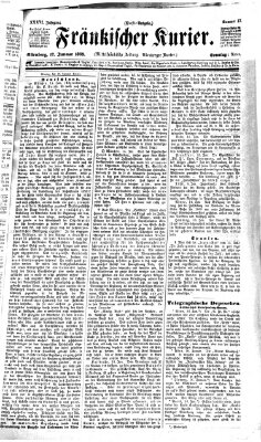 Fränkischer Kurier Sonntag 17. Januar 1869