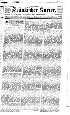 Fränkischer Kurier Dienstag 19. Januar 1869