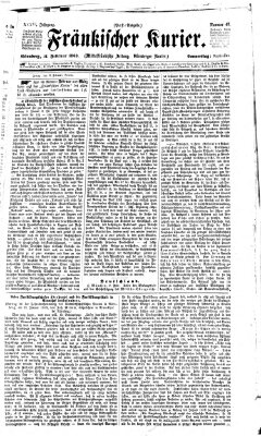 Fränkischer Kurier Donnerstag 11. Februar 1869