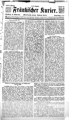 Fränkischer Kurier Donnerstag 25. März 1869