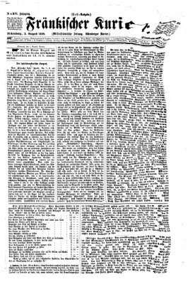 Fränkischer Kurier Dienstag 3. August 1869