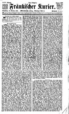 Fränkischer Kurier Mittwoch 13. Oktober 1869