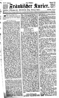 Fränkischer Kurier Freitag 19. November 1869