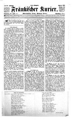 Fränkischer Kurier Samstag 30. Juli 1870