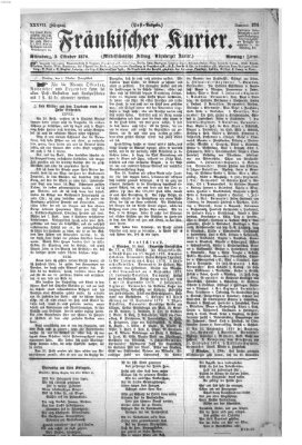 Fränkischer Kurier Montag 3. Oktober 1870