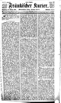 Fränkischer Kurier Mittwoch 26. Oktober 1870