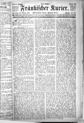 Fränkischer Kurier Freitag 28. Oktober 1870