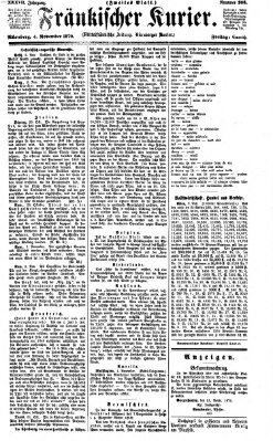 Fränkischer Kurier Freitag 4. November 1870