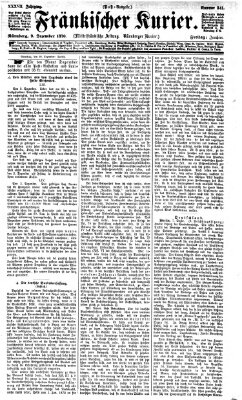 Fränkischer Kurier Freitag 9. Dezember 1870