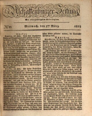 Aschaffenburger Zeitung Mittwoch 5. März 1823