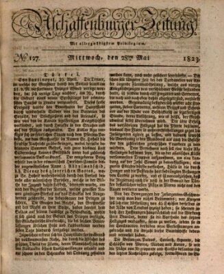 Aschaffenburger Zeitung Mittwoch 28. Mai 1823