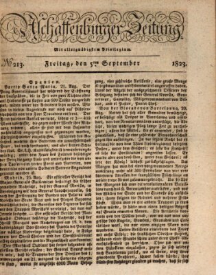 Aschaffenburger Zeitung Freitag 5. September 1823