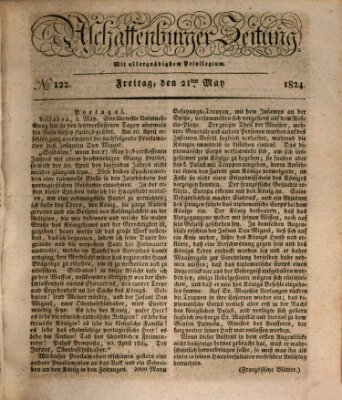 Aschaffenburger Zeitung Freitag 21. Mai 1824