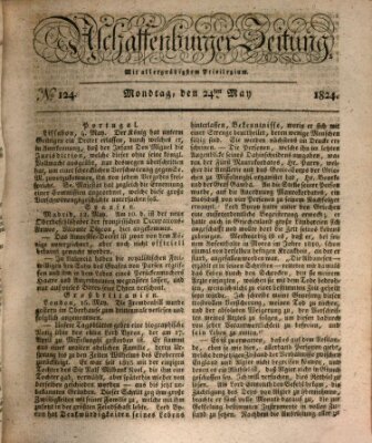 Aschaffenburger Zeitung Montag 24. Mai 1824