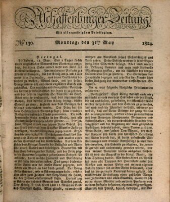 Aschaffenburger Zeitung Montag 31. Mai 1824