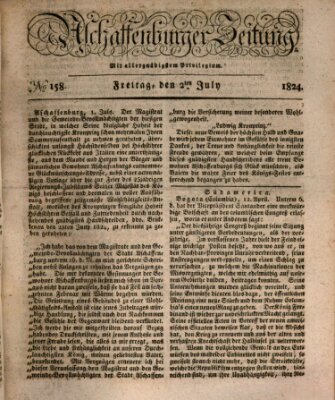 Aschaffenburger Zeitung Freitag 2. Juli 1824