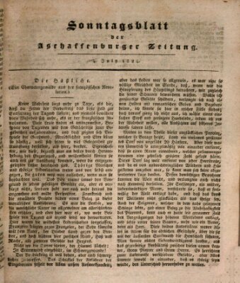 Aschaffenburger Zeitung Sonntag 4. Juli 1824