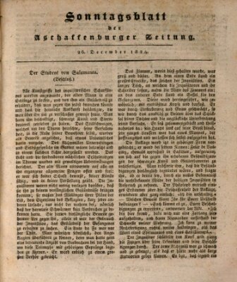 Aschaffenburger Zeitung Sonntag 26. Dezember 1824