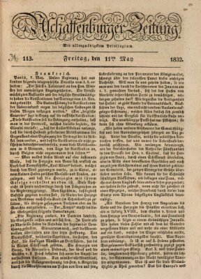 Aschaffenburger Zeitung Freitag 11. Mai 1832