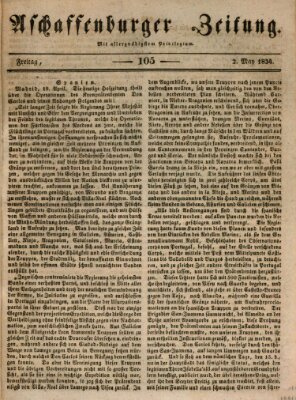 Aschaffenburger Zeitung Freitag 2. Mai 1834