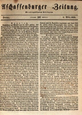 Aschaffenburger Zeitung Freitag 6. März 1835