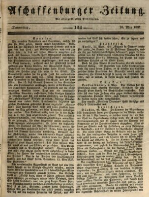 Aschaffenburger Zeitung Donnerstag 25. Mai 1837