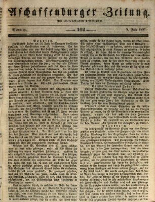 Aschaffenburger Zeitung Samstag 8. Juli 1837