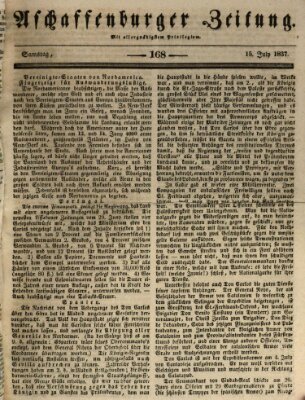 Aschaffenburger Zeitung Samstag 15. Juli 1837