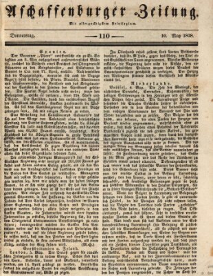 Aschaffenburger Zeitung Donnerstag 10. Mai 1838