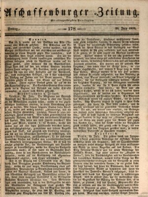 Aschaffenburger Zeitung Freitag 26. Juli 1839