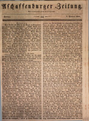Aschaffenburger Zeitung Freitag 7. Februar 1840
