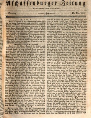 Aschaffenburger Zeitung Dienstag 19. Mai 1840