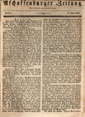 Aschaffenburger Zeitung Freitag 10. Juli 1840
