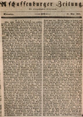 Aschaffenburger Zeitung Dienstag 11. Mai 1841