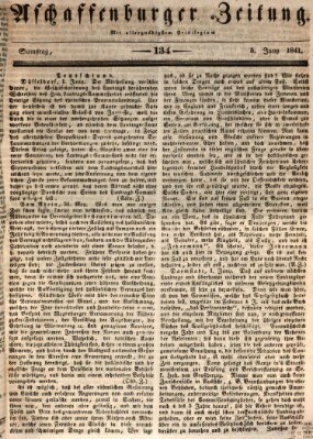 Aschaffenburger Zeitung Samstag 5. Juni 1841