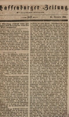 Aschaffenburger Zeitung Freitag 24. Dezember 1841