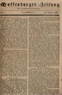 Aschaffenburger Zeitung Dienstag 28. Dezember 1841