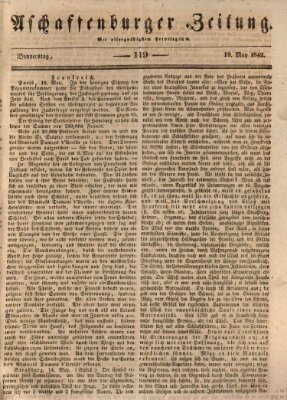 Aschaffenburger Zeitung Donnerstag 19. Mai 1842