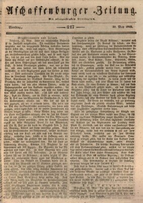 Aschaffenburger Zeitung Montag 30. Mai 1842