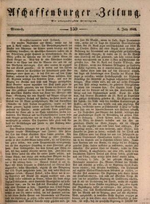 Aschaffenburger Zeitung Mittwoch 6. Juli 1842
