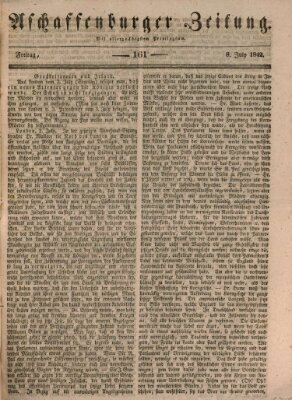 Aschaffenburger Zeitung Freitag 8. Juli 1842