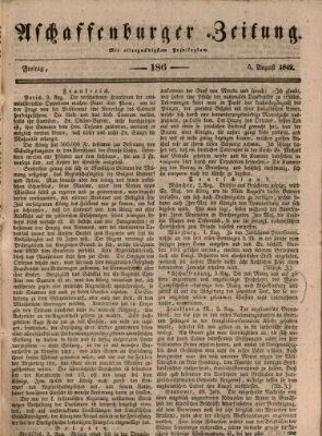 Aschaffenburger Zeitung Freitag 5. August 1842