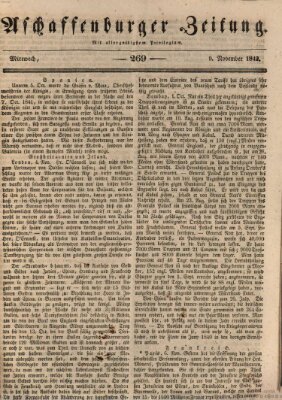 Aschaffenburger Zeitung Mittwoch 9. November 1842