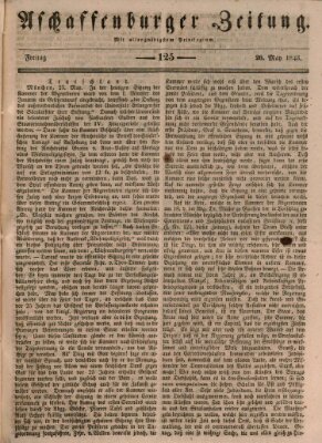 Aschaffenburger Zeitung Freitag 26. Mai 1843