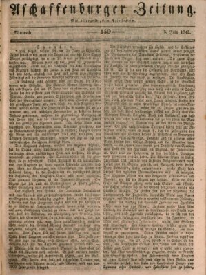 Aschaffenburger Zeitung Mittwoch 5. Juli 1843