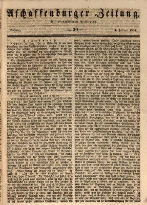 Aschaffenburger Zeitung Sonntag 4. Februar 1844