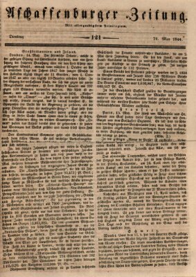 Aschaffenburger Zeitung Dienstag 21. Mai 1844